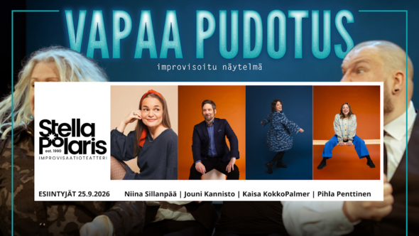 Vapaa pudotus -improvisoitu näytelmä