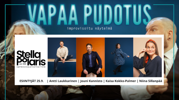 Vapaa pudotus -improvisoitu näytelmä